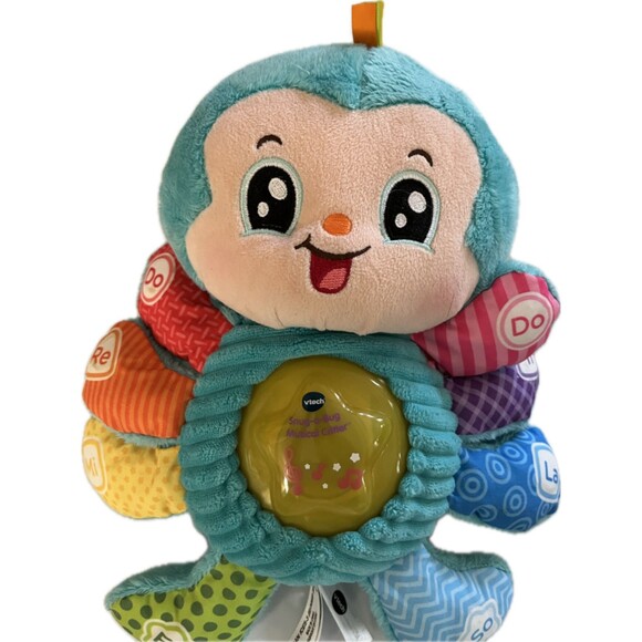 VTECH SNUG-A-BUG MUSICAL CRITTER LIGHT UP PLUSH BABY TODDLER TOY F101 - Picture 1 of 15